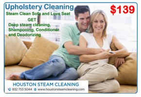 139 dollars off upholstery cleaning of sofa and love seat